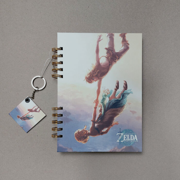 Cuaderno Zelda Tears of the Kingdom Link y Zelda - Imagen 1
