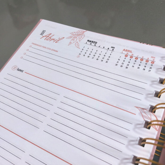 Agenda Semanal 2025 Personalizada - Imagen 2